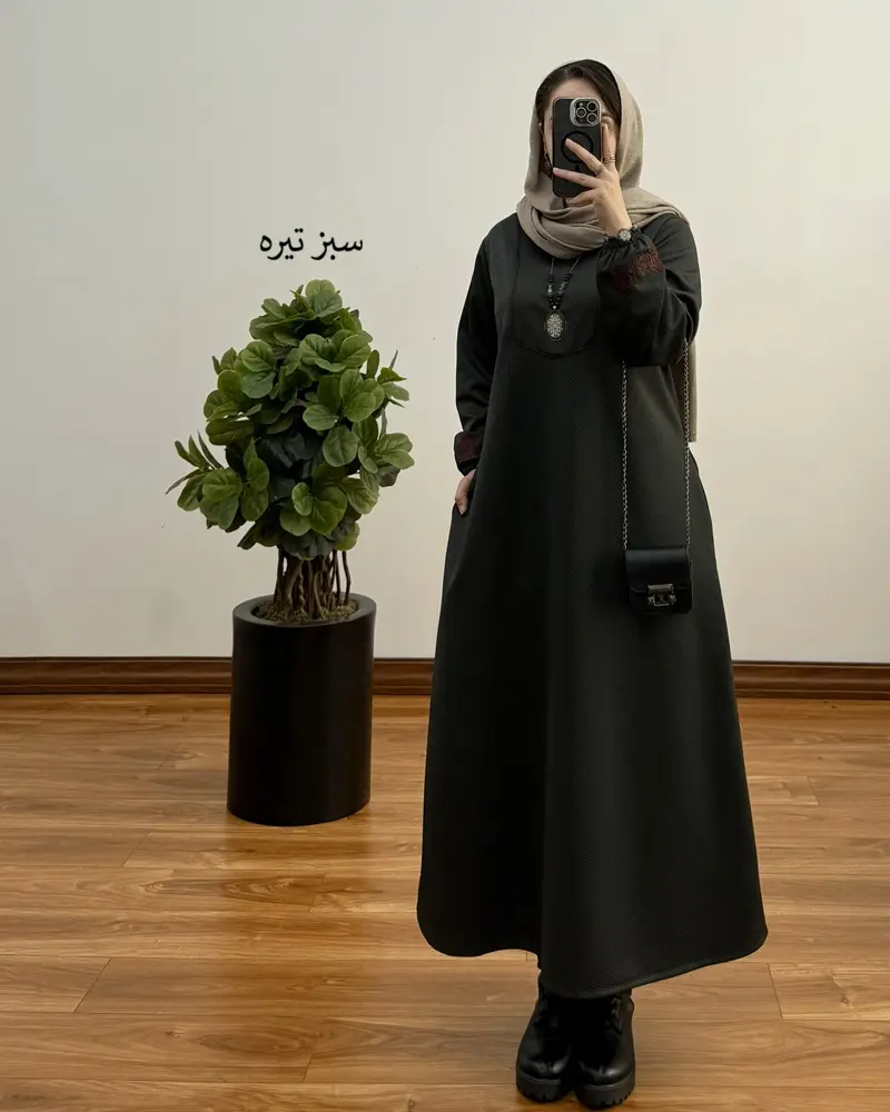 پیراهن مانتویی دلسا